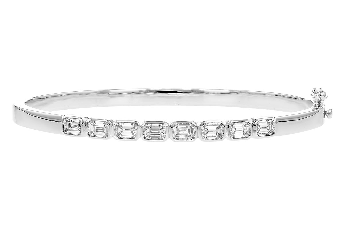 H292-03324: BANGLE 2.00 TW EMERALD CUTS