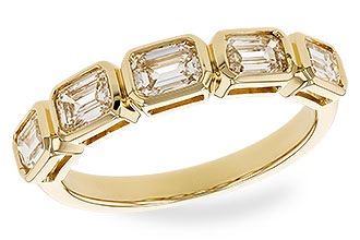 H292-05179: LDS DIA WED RG 1.20 TW EMERALD CUTS