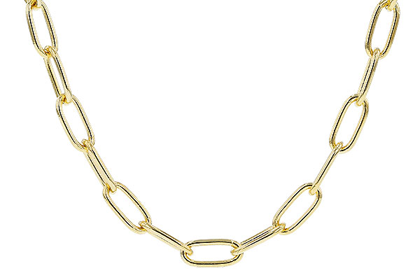 H292-06061: PAPERCLIP SM (18IN, 2.40MM, 14KT, LOBSTER CLASP)