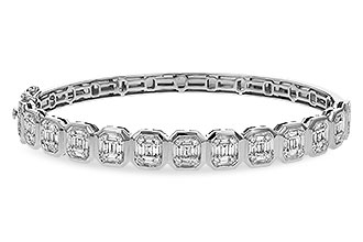 H292-91524: BANGLE .81 TW BAGUETTE 1.00 TW