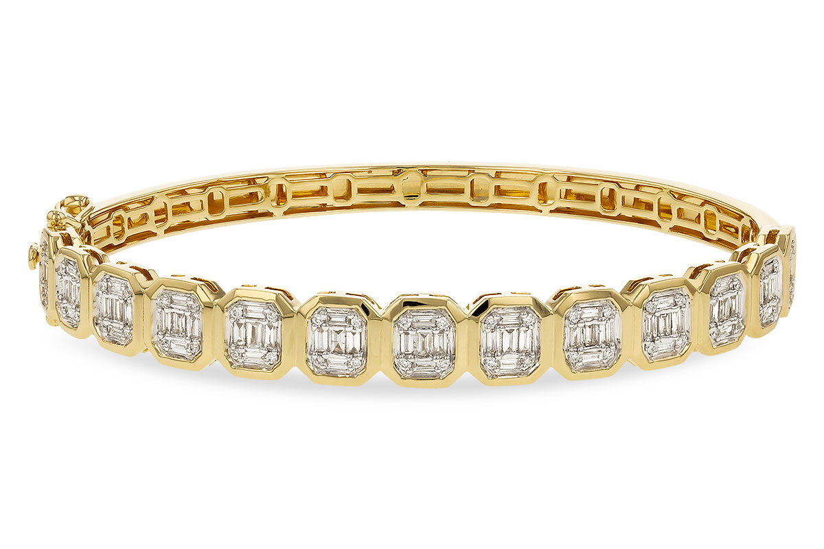 H292-91524: BANGLE .81 TW BAGUETTE 1.00 TW