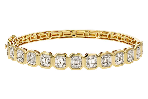 H292-91524: BANGLE .81 TW BAGUETTE 1.00 TW