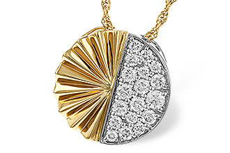 H292-97824: NECKLACE .50 TW