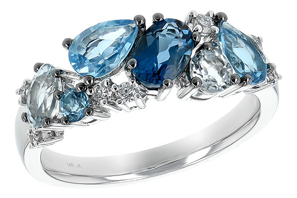 K207-46088: LDS RG 2.05 BLUE TOPAZ 2.16 TGW