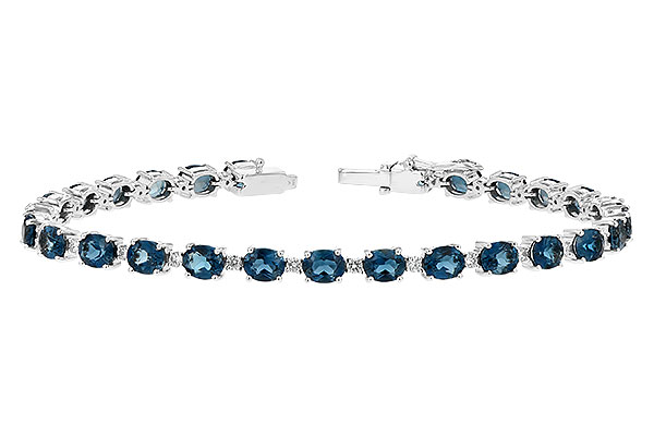 K207-47833: BRACELET 8.97 LONDON BLUE TPZ 9.55 TGW