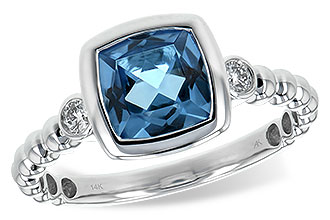 K207-47879: LDS RG 1.57 BLUE TOPAZ 1.65 TGW