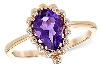 K207-49706: LDS RING 1.06 CT AMETHYST