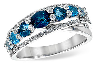 K208-36988: LDS RG 1.06 BLUE TOPAZ 1.25 TGW