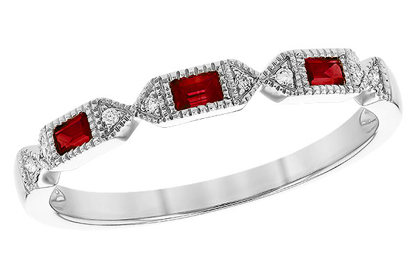 K291-12442: LDS WED RG .12 RUBY .14 TGW