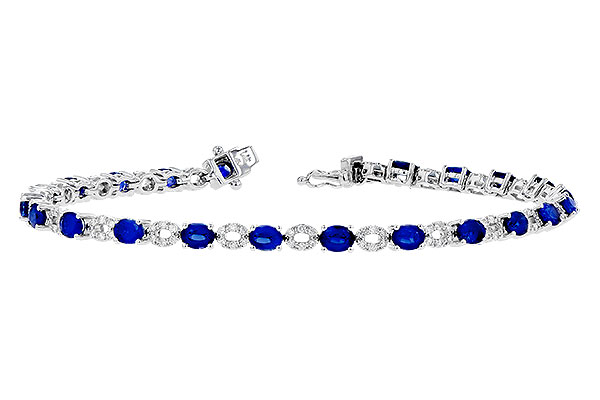K291-13306: BRACELET 4.55 SAPP 5.15 TGW
