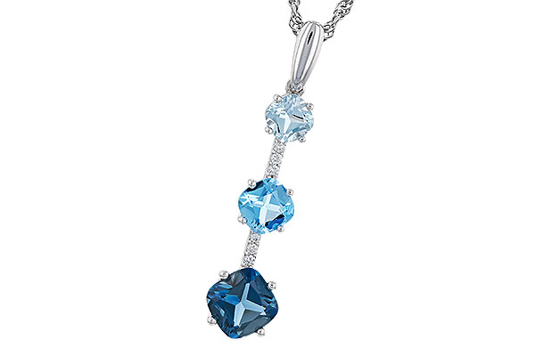 K292-92433: NECK 1.87 TW BLUE TOPAZ 1.90 TGW