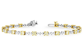 L206-60633: BRACELET 2.80 YELLOW DIA 4.01 TW