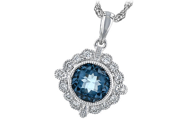 L207-48779: NECK .98 BLUE TOPAZ 1.10 TGW