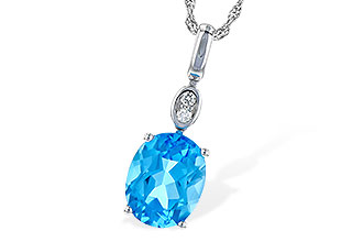 L208-44270: NECK 2.84 BLUE TOPAZ 2.87 TGW (10x8MM BT)