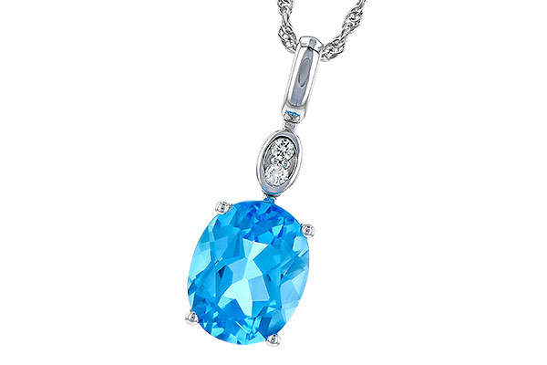 L208-44270: NECK 2.84 BLUE TOPAZ 2.87 TGW (10x8MM BT)