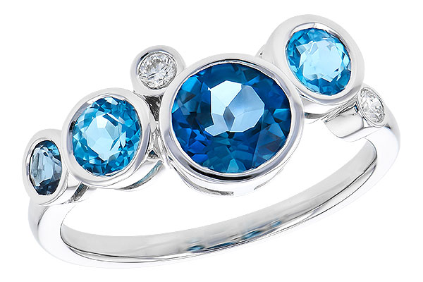 L291-16070: LDS RG 1.40 TW BLUE TOPAZ 1.45 TGW