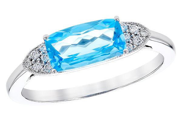 L292-00551: LDS RG 1.44 BLUE TOPAZ 1.52 TGW
