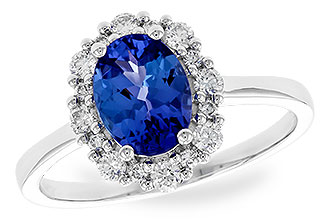 L292-05170: LDS RG 1.02 TANZANITE 1.30 TGW (8x6 OVAL)