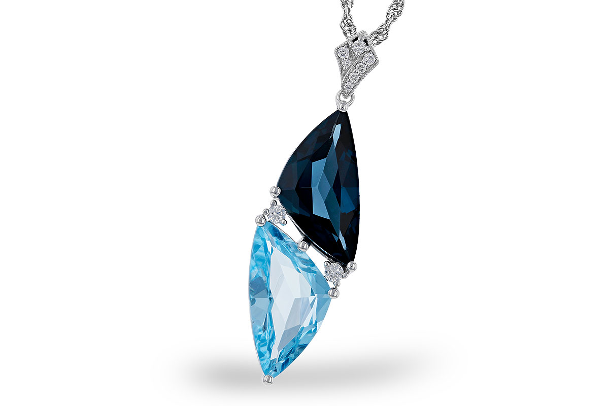 L292-93324: NECK 6.87 BLUE TOPAZ 6.97 TGW