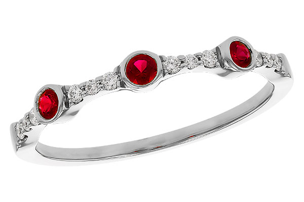 L292-94233: LDS WED RG .15 RUBY .24 TGW