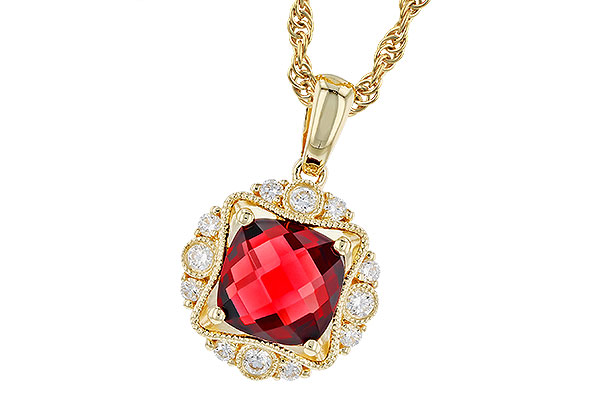 M292-02406: NECK 1.70 GARNET 1.85 TGW