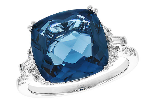M292-04260: LDS RG 9.00 LONDON BLUE TOPAZ 9.25 TGW (12MM LBT)