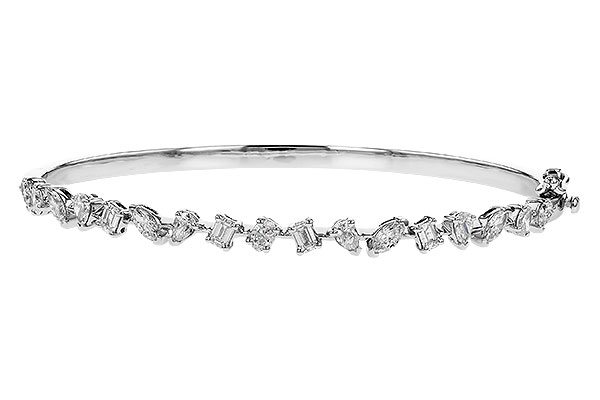 M292-07897: BANGLE 1.70 TW FANCY CUT DIAS