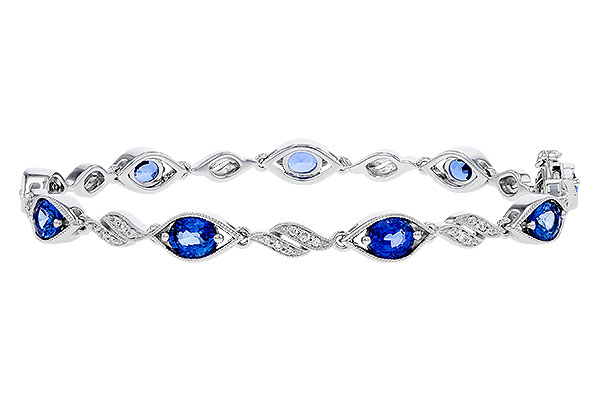 M292-93360: BRACELET 4.02 SAPPHIRE 4.26 TGW (7")