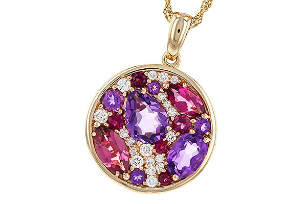 M292-97906: NECK 1.83 TW SEMI-PRECIOUS (P.TOUR, AMY) 2.00 TGW